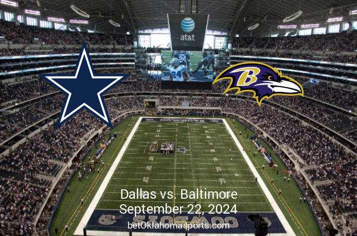 Upcoming NFL Showdown Baltimore Ravens vs Dallas Cowboys on 09222024