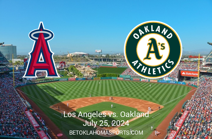 Preview: Oakland Athletics Clash with Los Angeles Angels on July 25, 2024