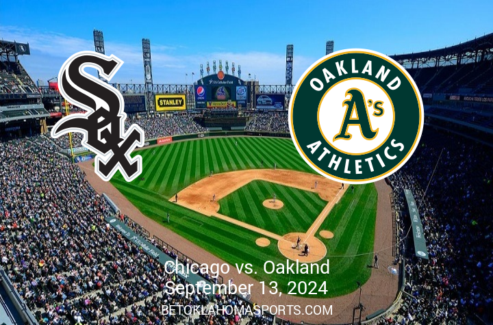 Upcoming MLB Clash: Oakland Athletics vs Chicago White Sox – Match Details and Preview (09/13/2024, 19:40 PM)